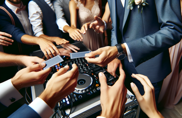 Viele Gäste wünschen sich Musik auf einer Hochzeit beim DJ